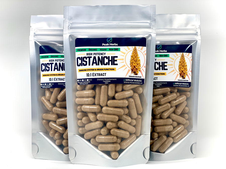 Cistanche Capsules - 5000mg 10x Potency Mind & Body Health