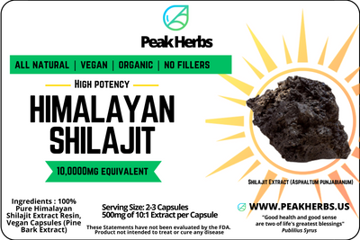 Pure Himalayan Shilajit Powder Extract Capsules - Earth’s Nutrient Dense Natural Superfood, Purified Himalayan Shilajit Resin