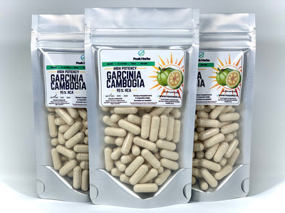 Garcinia Cambogia Capsules - Peel Extract 95% HCA Weight Loss - Peak Herbs